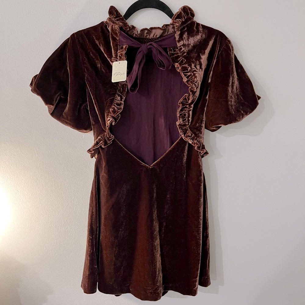 Free People "Gum Drop" mini dress, Size XS, NWT